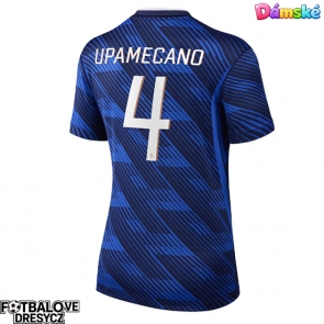 Francie Dayot Upamecano #4 Dámské Domácí Dres MS 2026 Krátký Rukáv